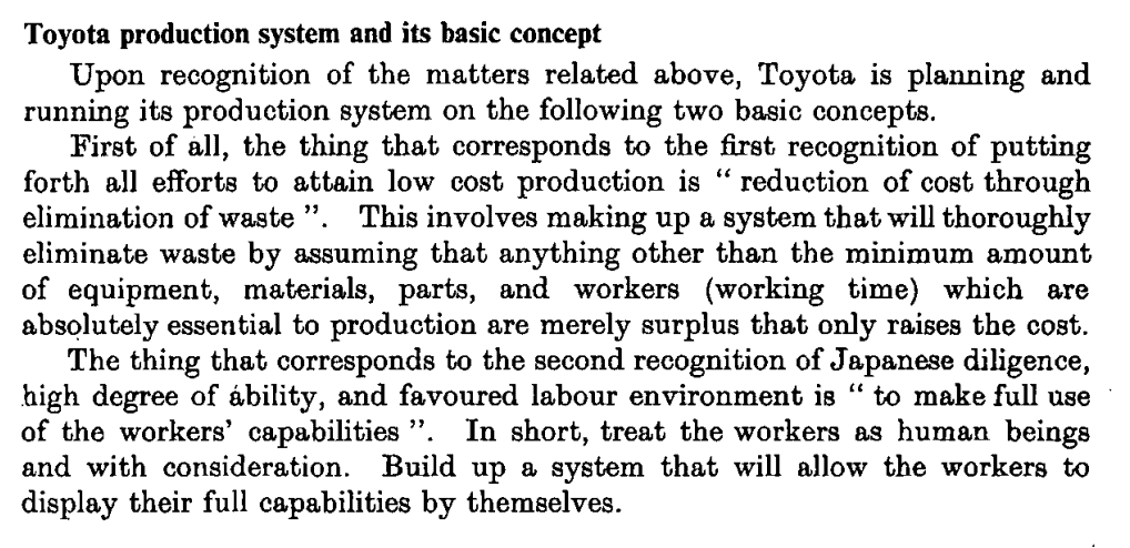 toyota production system